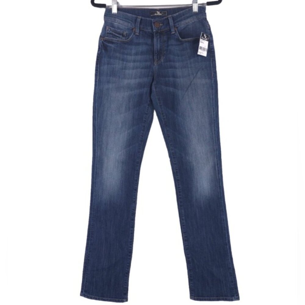 NWT 34 HERITAGE EMMA JANE Mid Rise Straight Leg Jeans N042626 Size 27/33